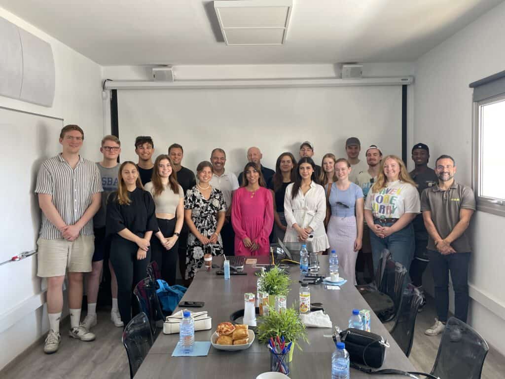 Hamburg School of Business Administration student group visits Cyprus and ARIS!